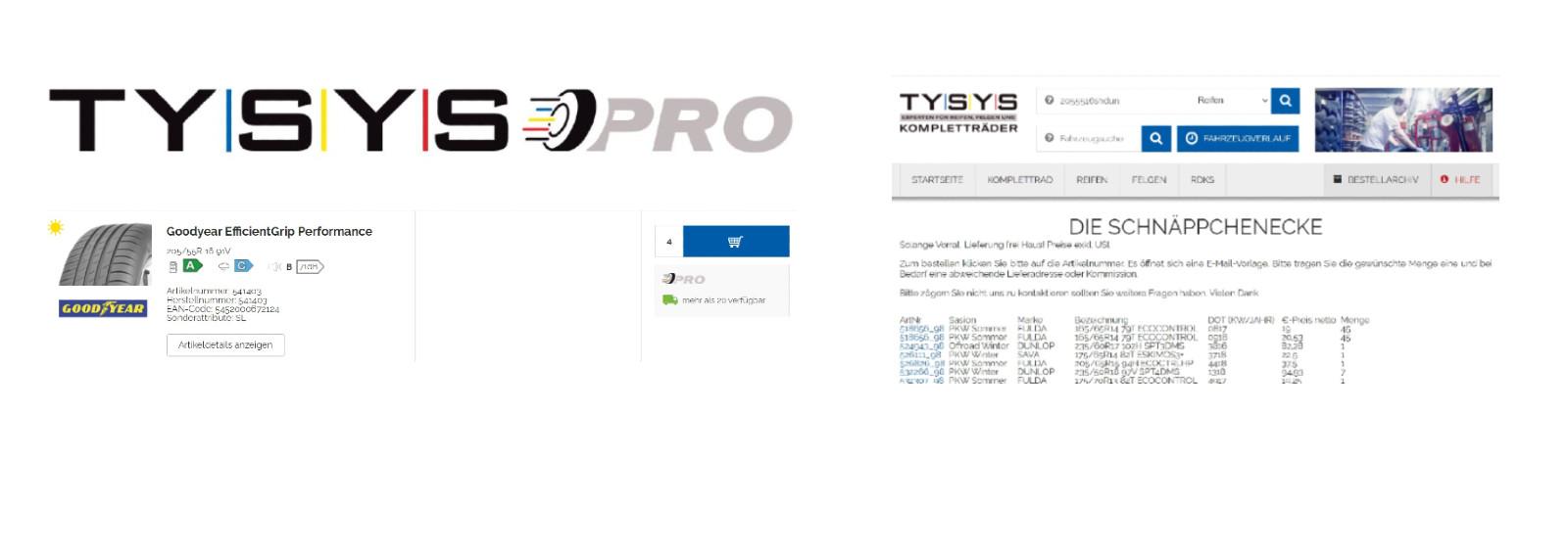 TYSYS Pro Website